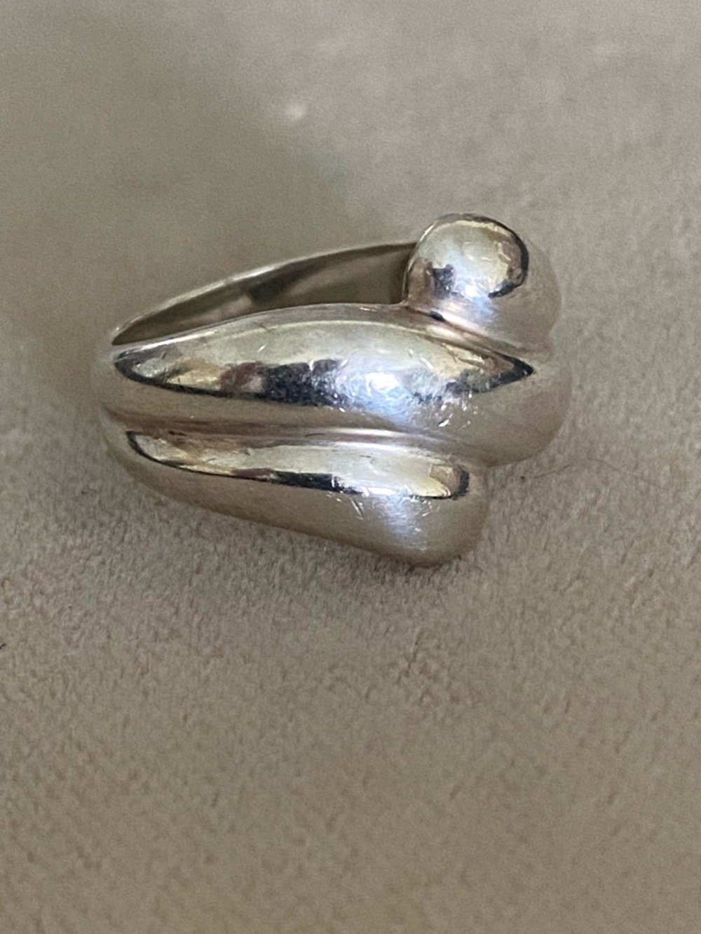 Vintage Sterling Silver Ring Size 7.75